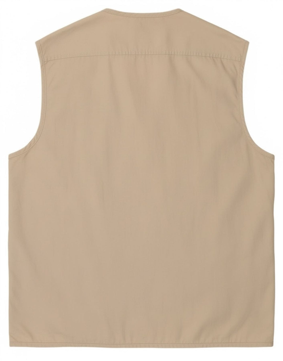 Gilet multiuso da uomo vintage UK 42 XL in cotone beige