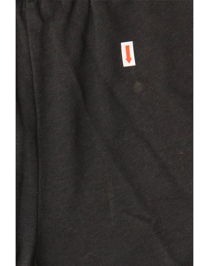 Pantaloncini sportivi da uomo Adidas grandi in cotone nero