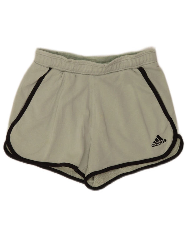 Pantaloncini sportivi Adidas da donna UK 4/6 XS verdi