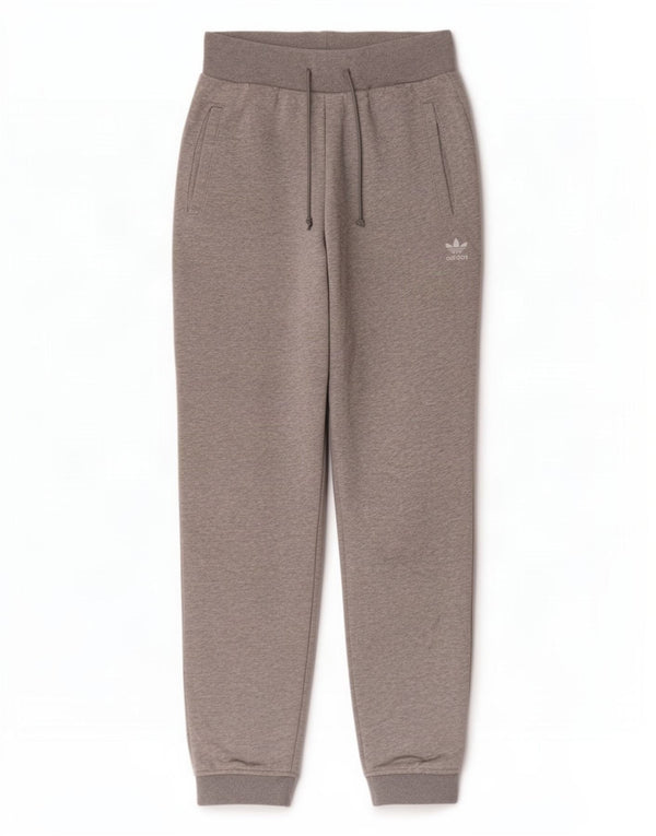 Pantaloni da tuta da donna Adidas Joggers UK 8 Small Grigio Cotone