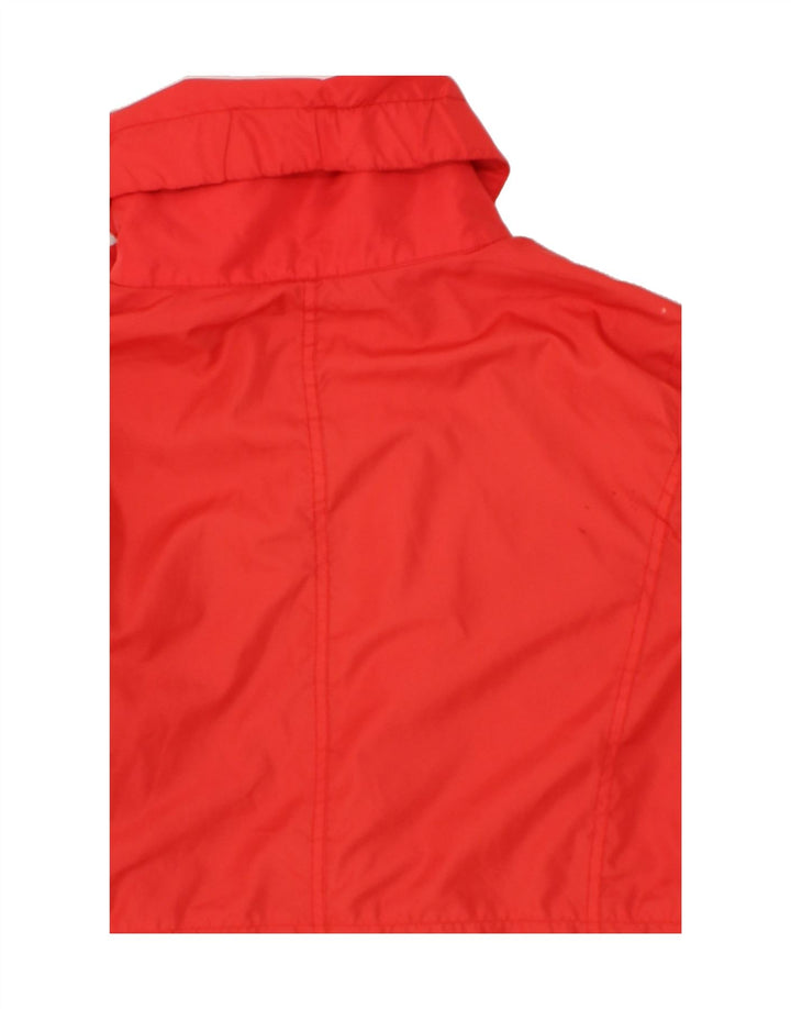 VINTAGE Womens Rain Jacket UK 16 Large Red Polyester Vintage Vintage and Second-Hand Vintage from Messina Hembry 