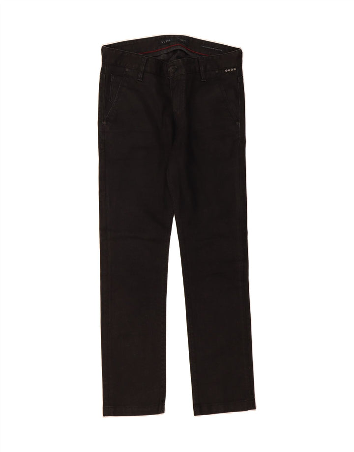 GUESS Mens Slim Tapered Jeans W32 L32 Black Cotton Vintage Guess and Second-Hand Guess from Messina Hembry 
