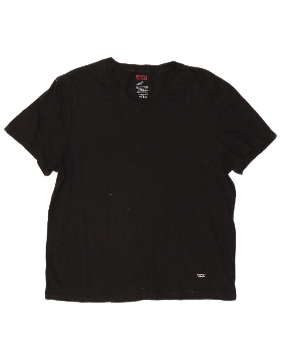 T-shirt da donna Levi's Top EU 42/44 grande cotone nero