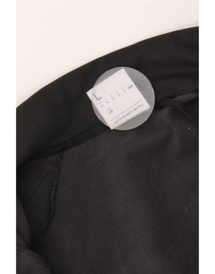 Giacca da ginnastica Reebok da uomo con grafica, grande, in cotone color block nero
