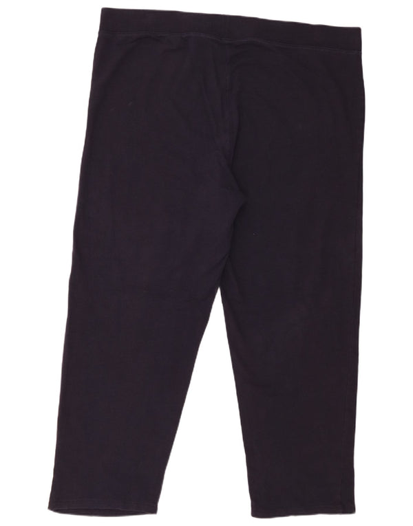 Leggings da donna Marks & Spencer UK 22 3XL Cotone blu navy