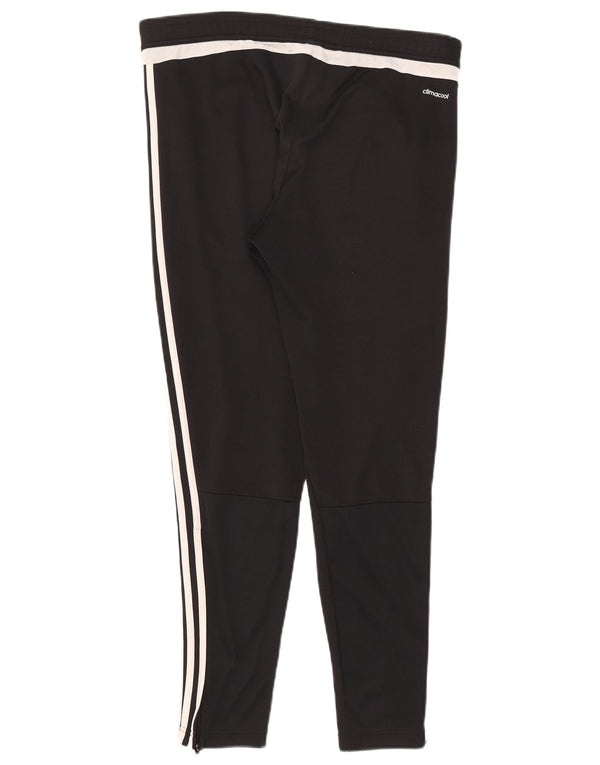 Pantaloni da tuta Adidas Climacool da uomo piccoli in poliestere color block nero