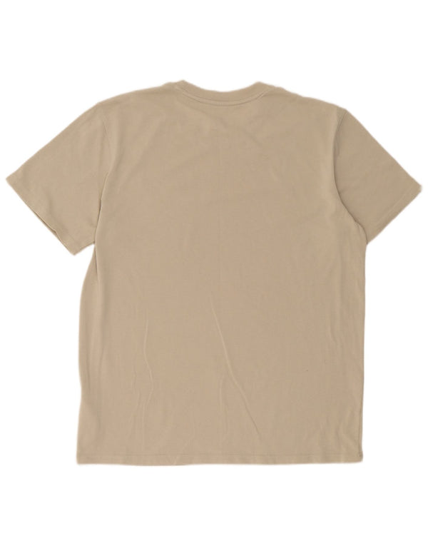 T-shirt da uomo Under Armour Top grande in cotone beige