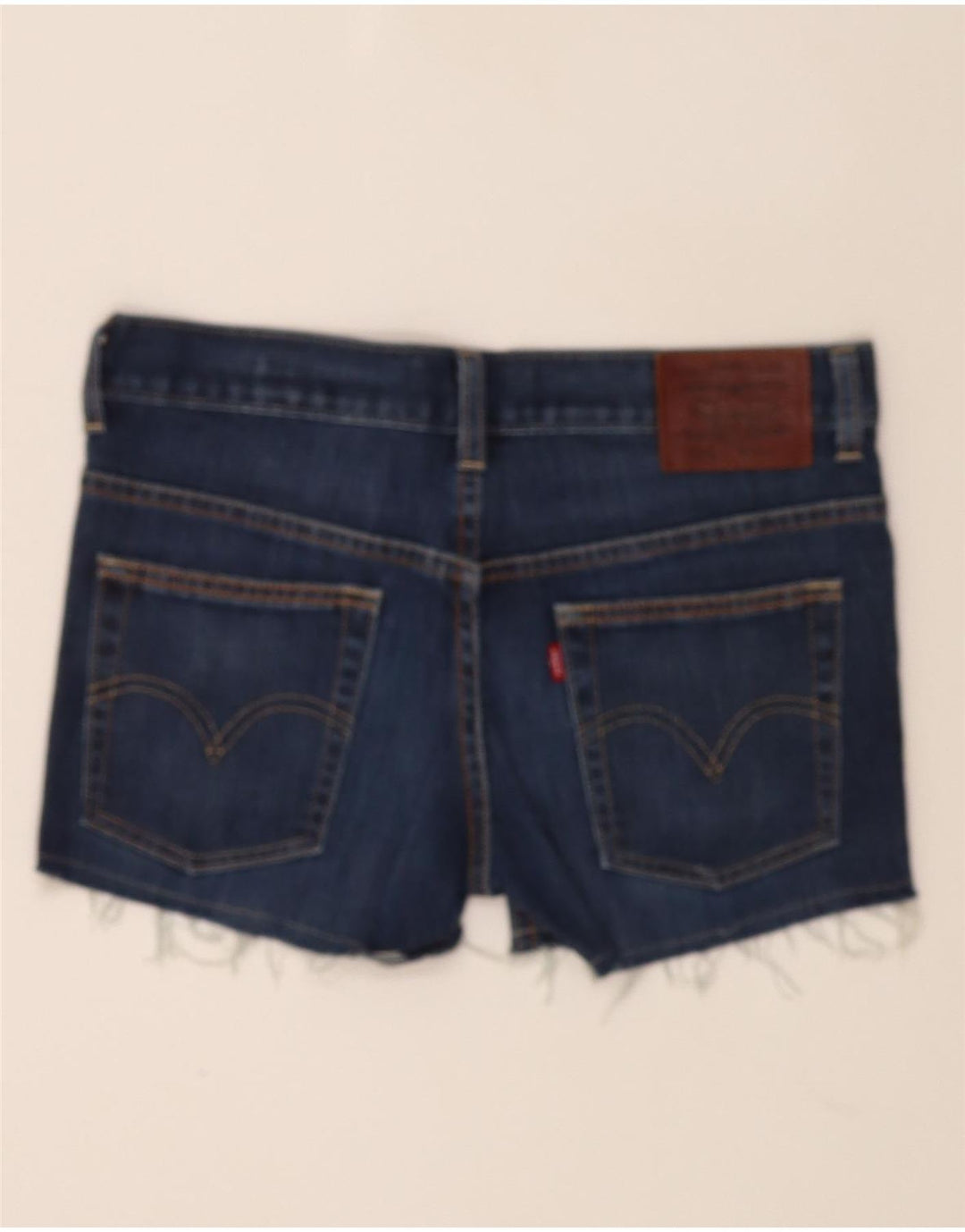 LEVI'S Womens 568 Denim Shorts W30 Medium Blue Cotton Vintage Levi's and Second-Hand Levi's from Messina Hembry 