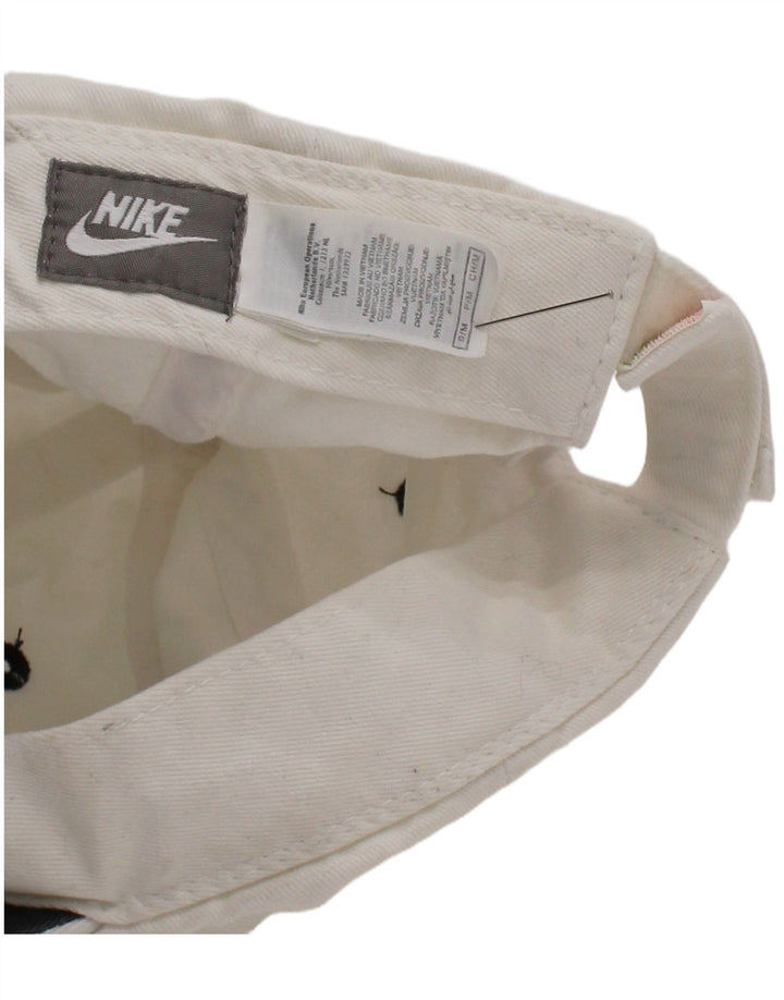Berretto da baseball Nike da ragazzo, 7-8 anni, piccolo/medio, cotone bianco