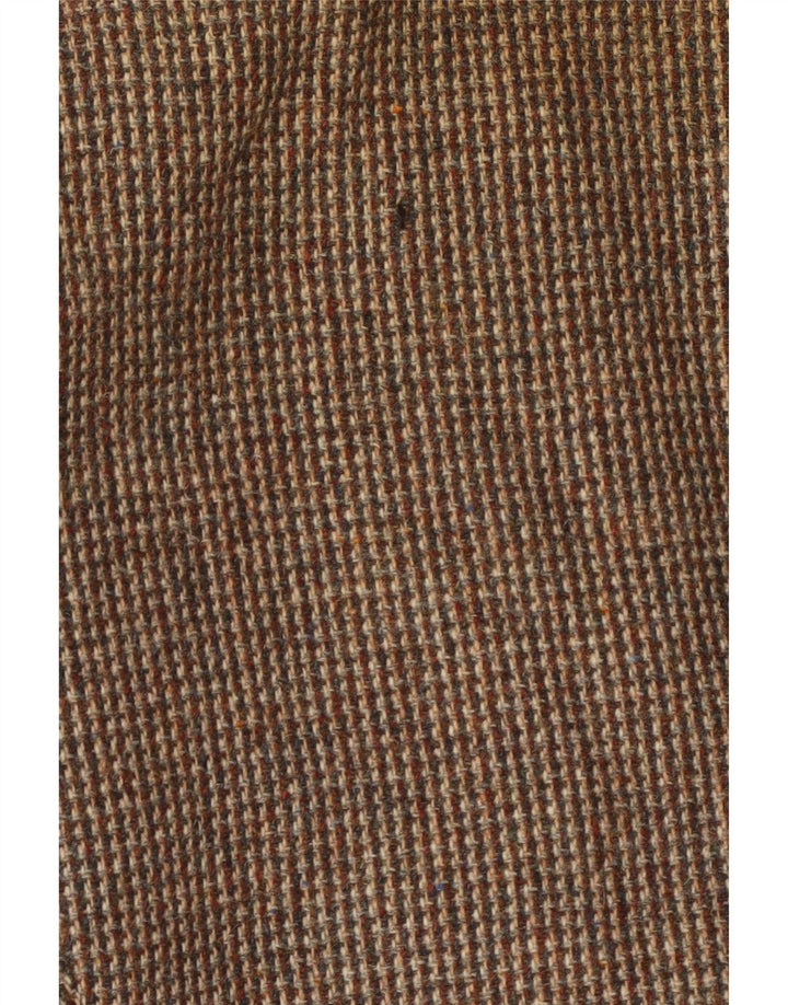 Giacca blazer da uomo in tweed Harris Dunn & Co UK 38 pied de poule marrone medio
