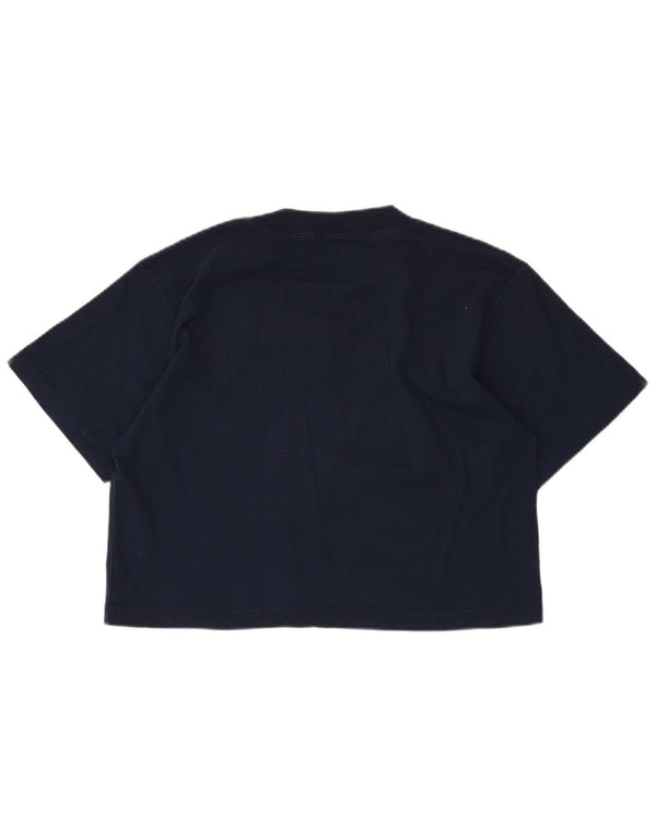 T-shirt corta da donna Champion UK 14 cotone medio blu navy