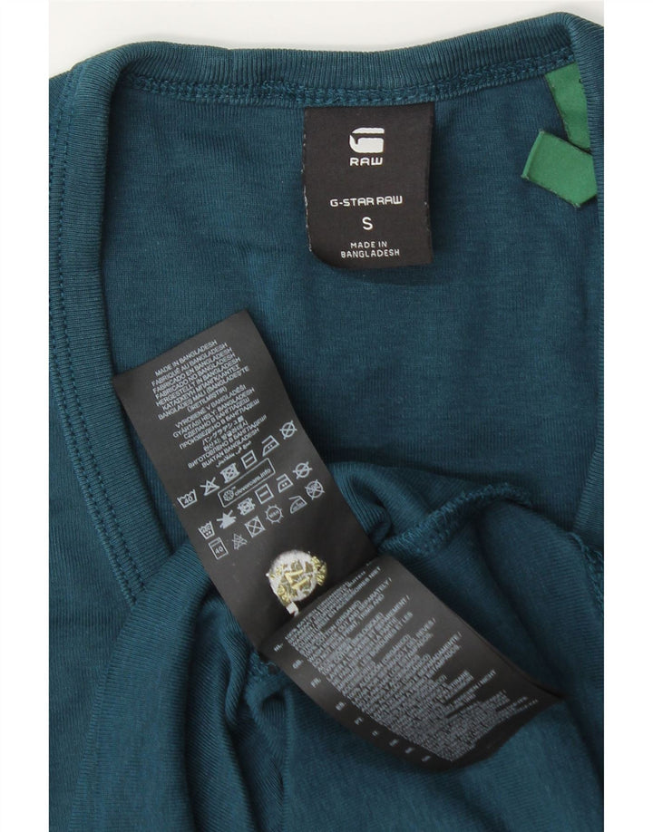 T-shirt da uomo G-Star Top piccola in cotone blu