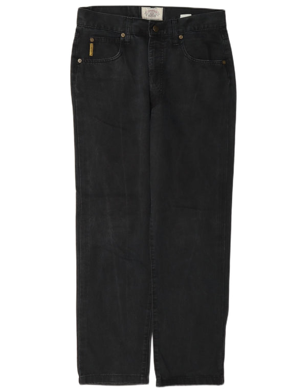 Pantaloni casual dritti da uomo Armani W32 L28 in cotone grigio