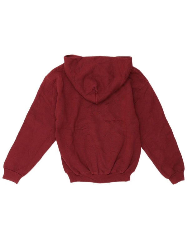 Maglione con cappuccio per ragazze Russell Athletic 10-11 anni in cotone bordeaux medio
