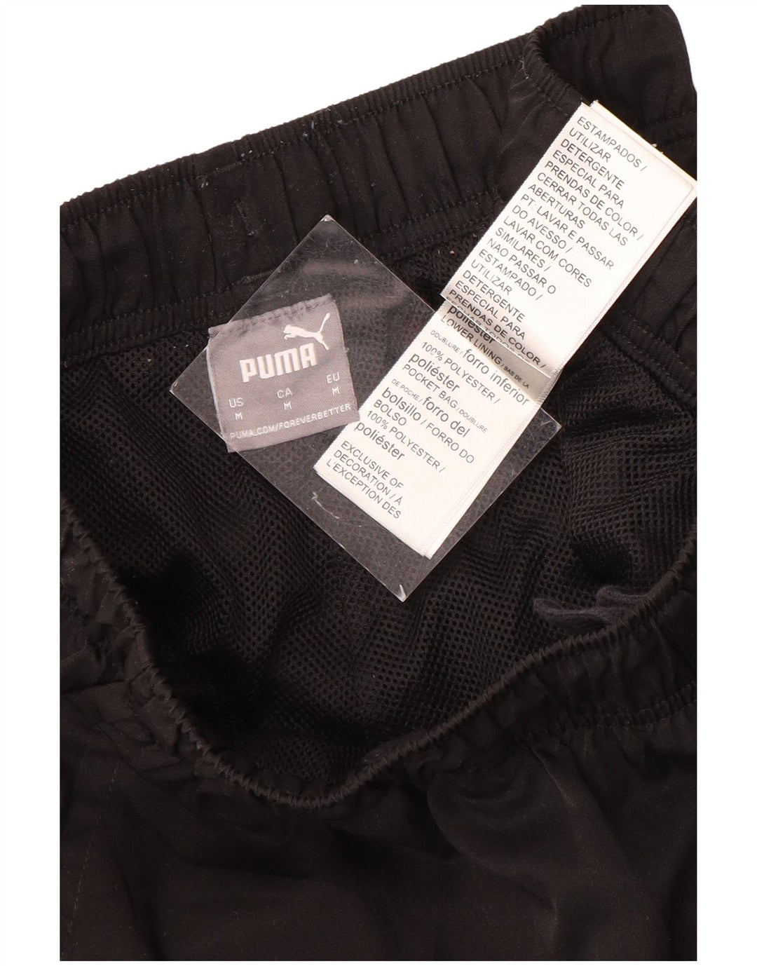 Pantaloni da tuta da uomo Puma Joggers Medium Nero Poliestere