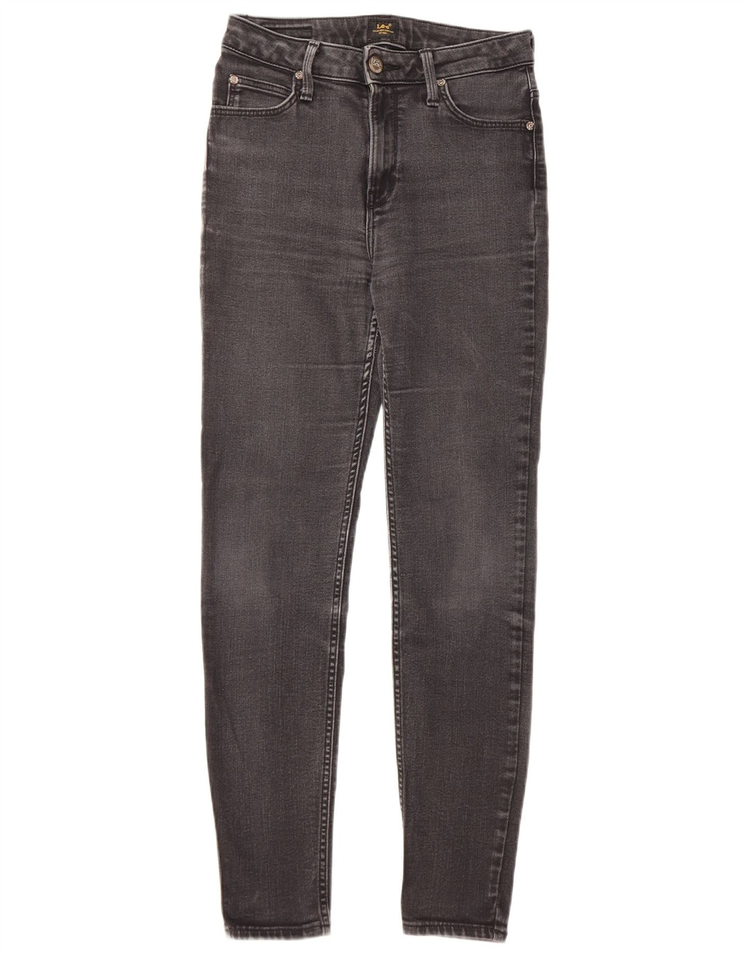 Jeans skinny alti Scarlett da donna LEE W28 L27 cotone nero