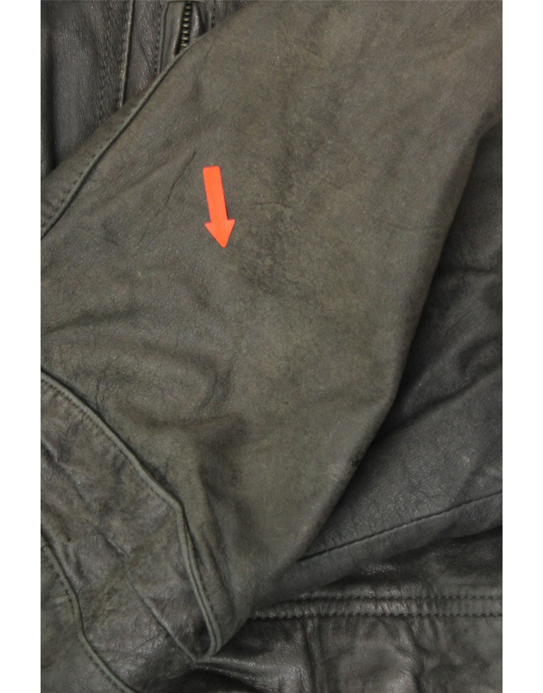 TRAPPER Mens Leather Jacket UK 42 XL Black Leather Vintage Trapper and Second-Hand Trapper from Messina Hembry 