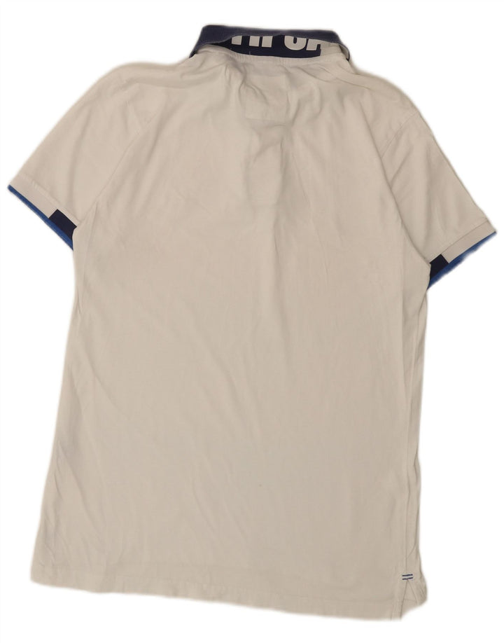 Polo grafica da uomo North Sails bianca media