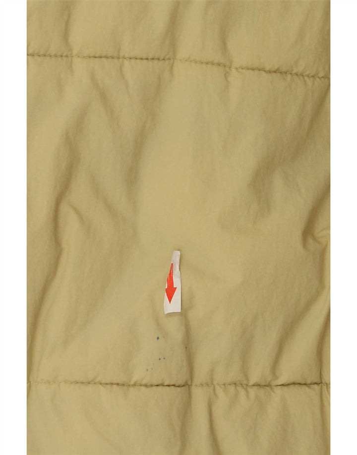Giacca imbottita da donna Zara UK 16 grande nylon giallo