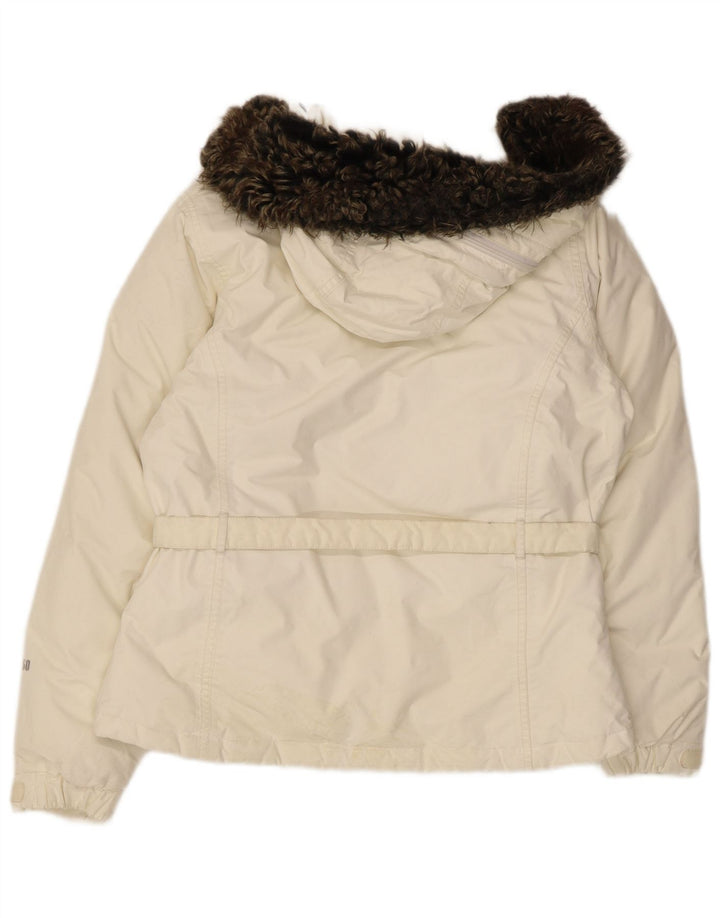 Giacca imbottita con cappuccio da donna The North Face UK 14 Nylon beige medio