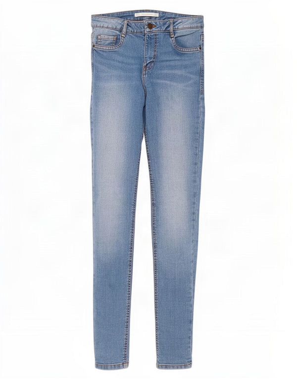 Jeans skinny Trafaluc da donna Zara EU 36 XS W26 L30 cotone blu