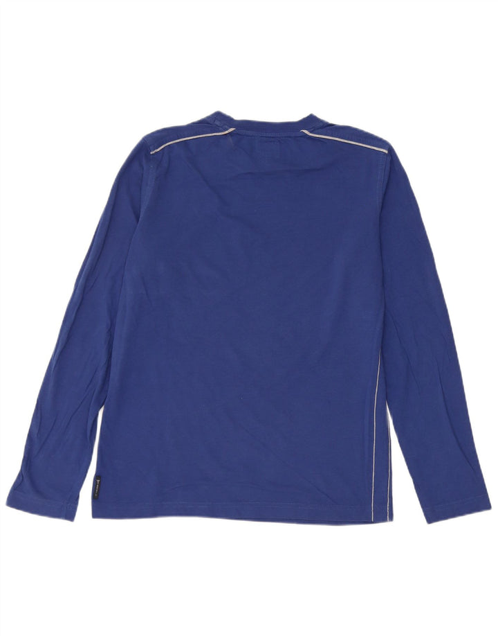 Maglia Armani Junior Bambino Manica Lunga 13-14 Anni Blu