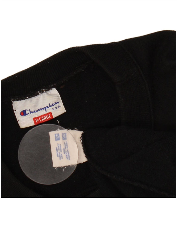 Felpa da uomo CHAMPION Maglione XL Cotone nero