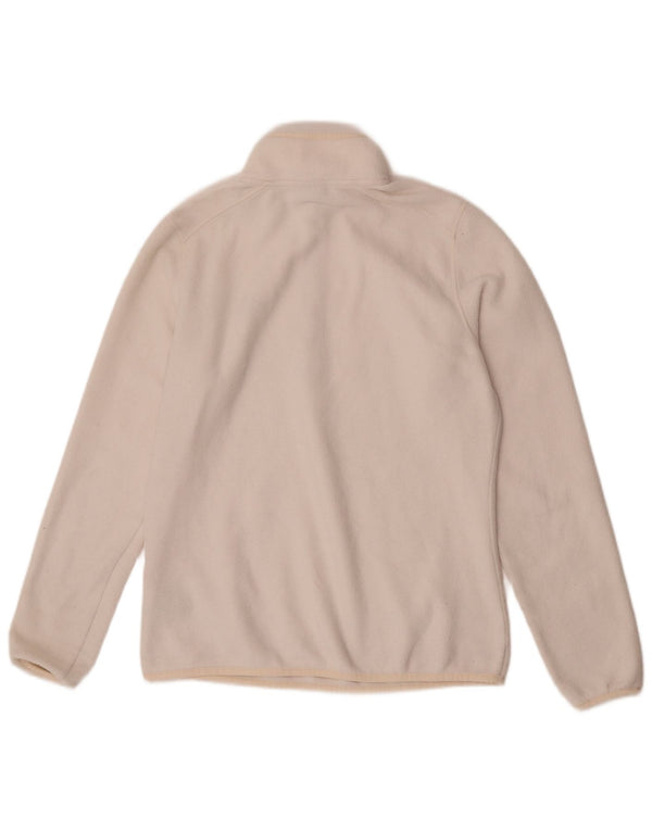 Maglione in pile da donna con collo e zip The North Face UK 16 Large Bianco