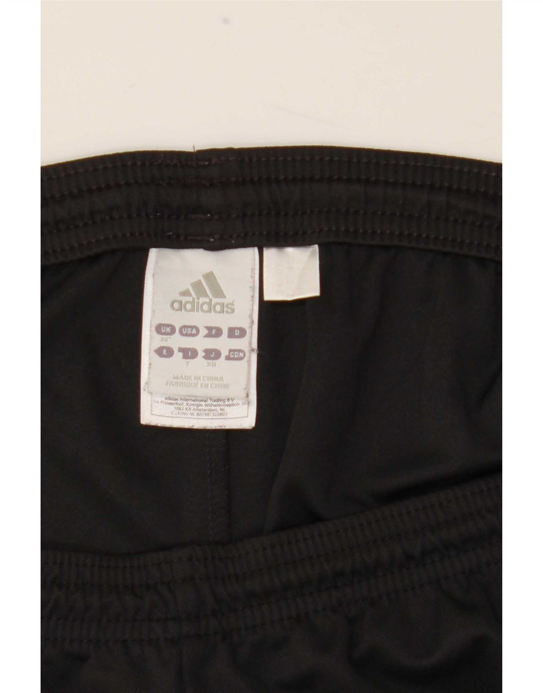 Pantaloncini sportivi Adidas Climalite da uomo medio poliestere nero