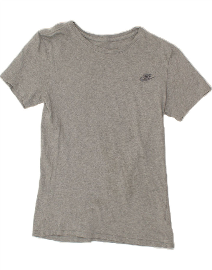 NIKE Mens Athletic Cut T-Shirt Top Small Grey Cotton Vintage Nike and Second-Hand Nike from Messina Hembry 