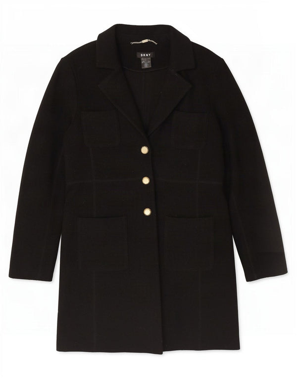 Soprabito da donna Dkny US 8 medio in lana nera