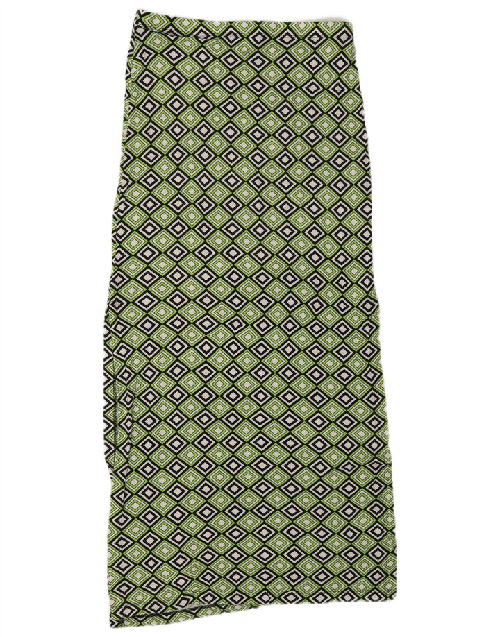 MICHAEL KORS Gonna lunga da donna media W30 verde geometrica