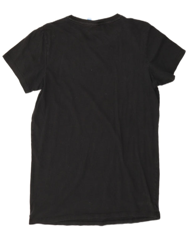 T-shirt grafica oversize da donna Adidas UK 10 piccola nera