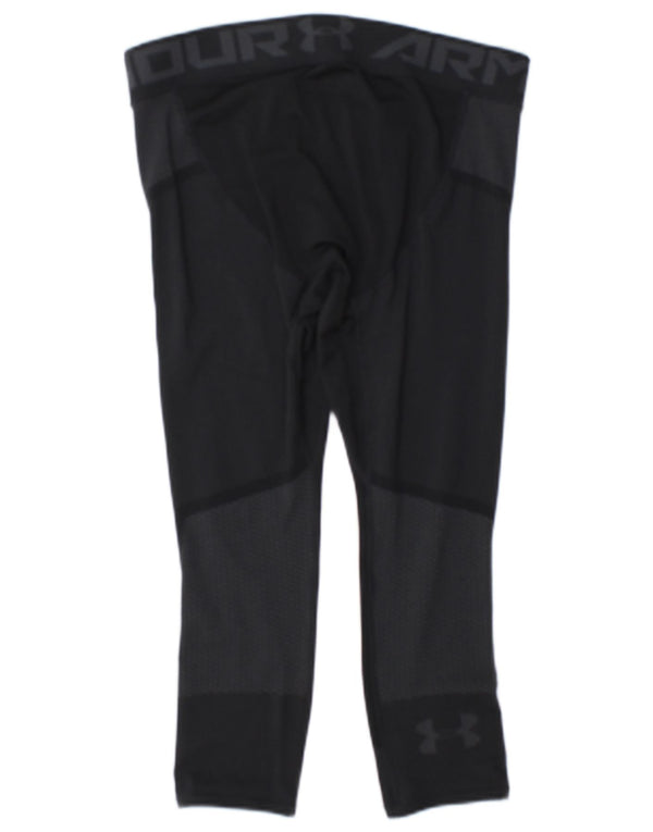 Under Armour Mens Heat Gear Graphic Capri Leggings XL Grigio Colourblock