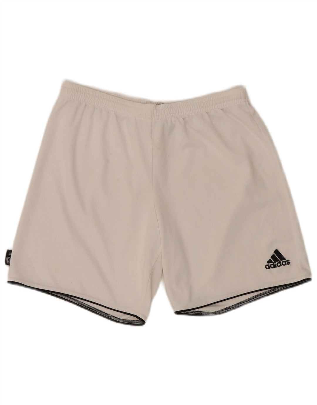 Pantaloncini sportivi ADIDAS Climalite da uomo, poliestere bianco medio