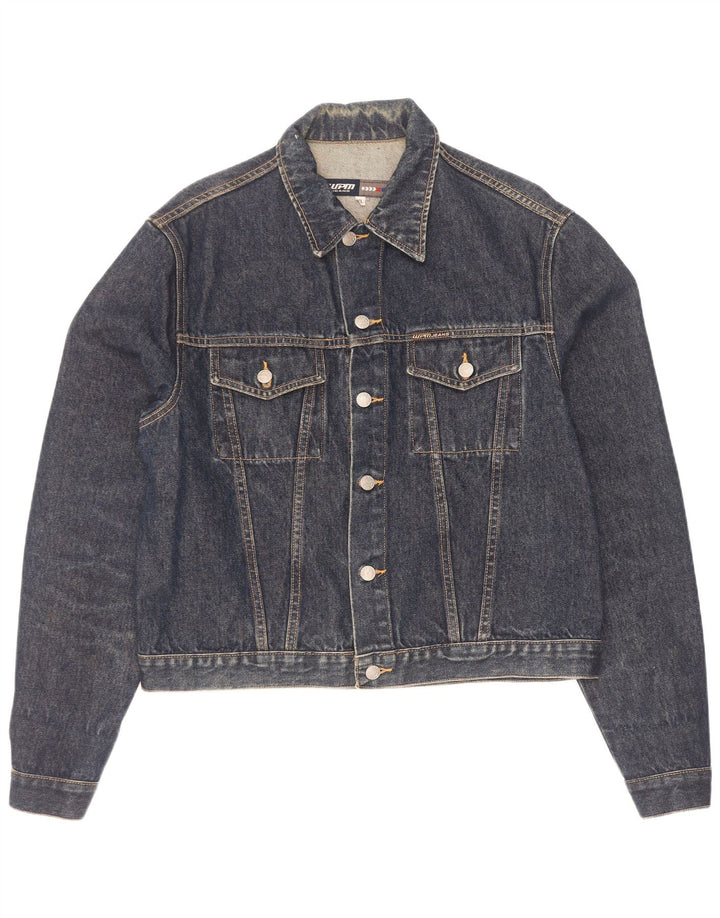 Giacca in denim da donna WPM UK 18 XL cotone blu navy