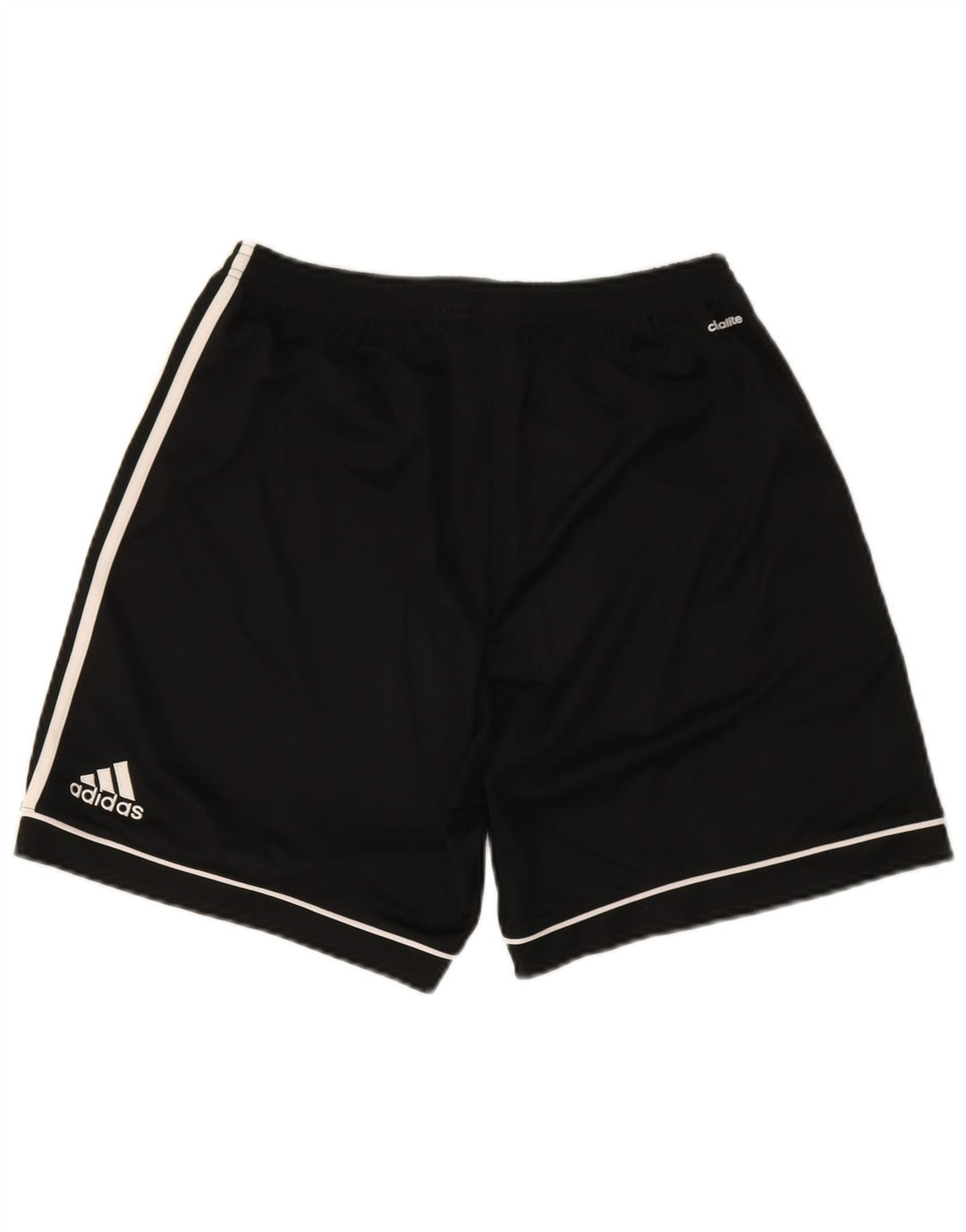 Pantaloncini sportivi Adidas Climalite da uomo grandi in poliestere nero