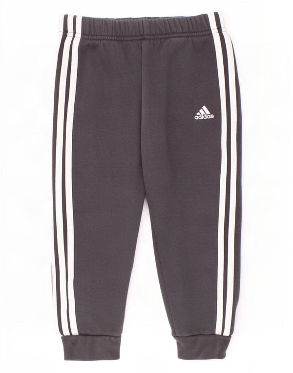 Pantaloni da tuta da jogging Adidas da bambino 18-24 mesi in cotone grigio