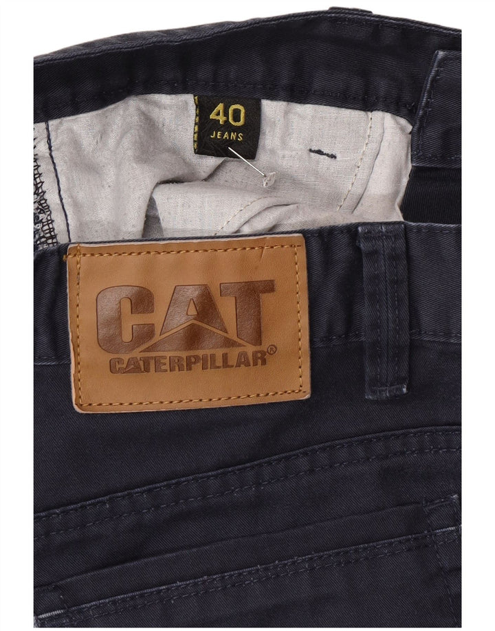 Pantaloni casual dritti da uomo CAT W32 L30 Blu Navy