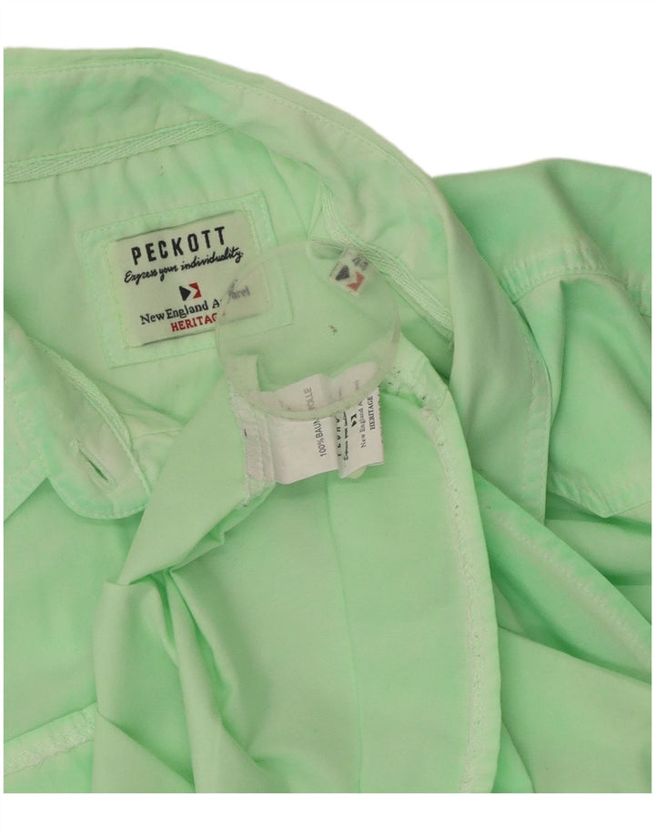 Camicia a maniche corte Peckott Heritage da donna IT 44 Cotone verde medio