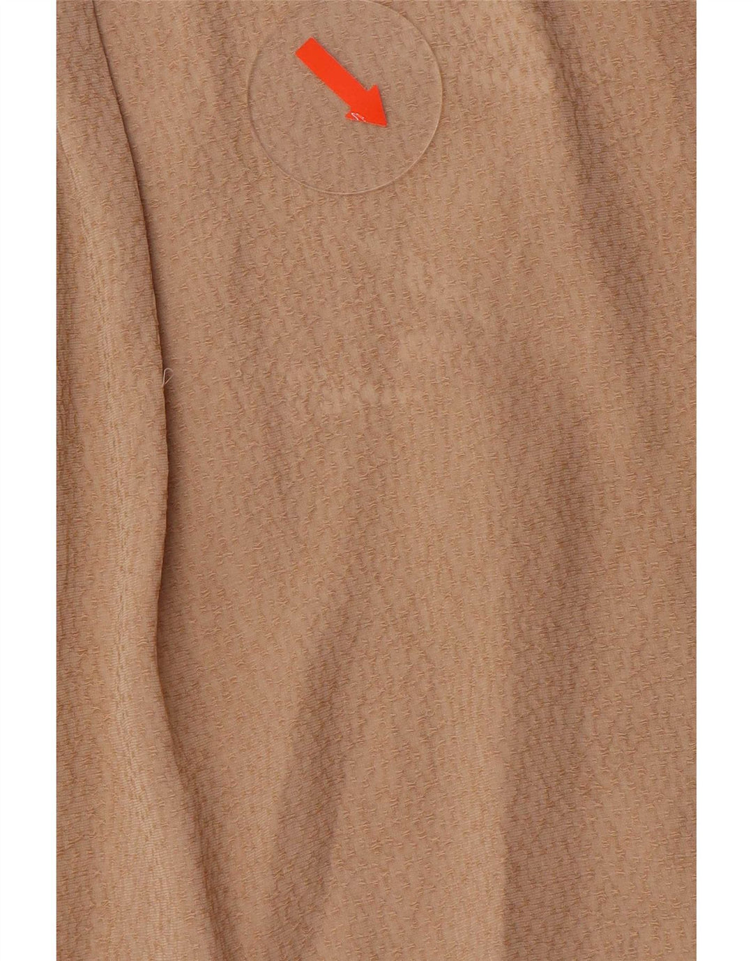 Top Blusa Donna Zara UK 14 Beige Medio