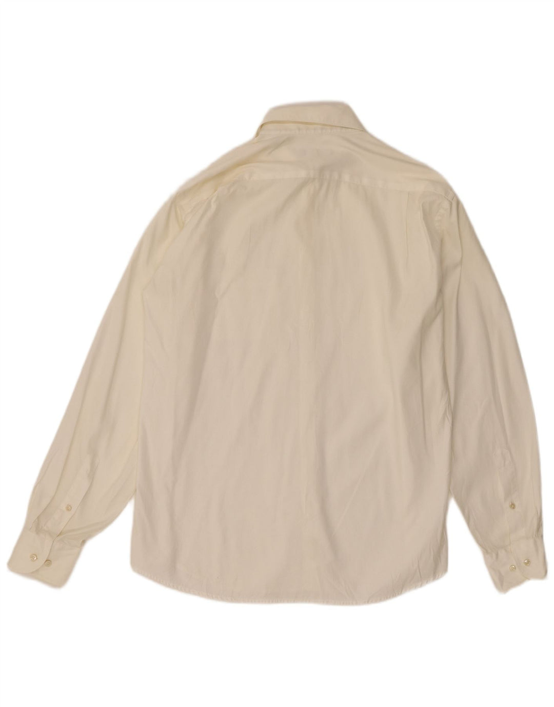 Camicia da uomo Tommy Hilfiger taglia 39 15 1/2 cotone bianco sporco medio