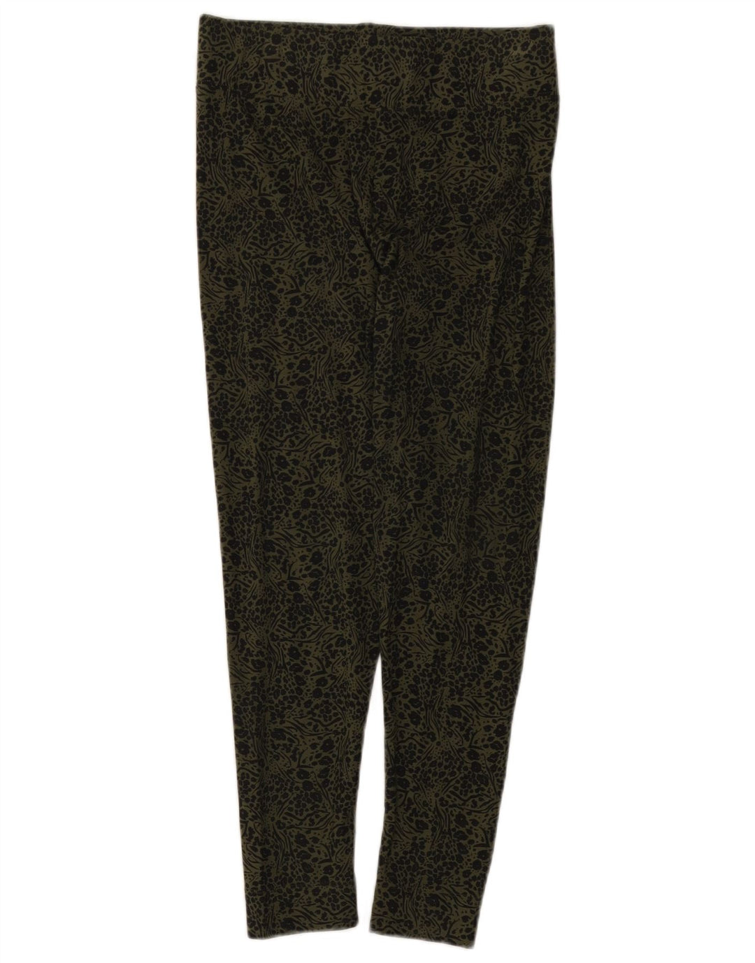 Leggings da donna Marks & Spencer UK 10 Small Khaki Floral Viscose