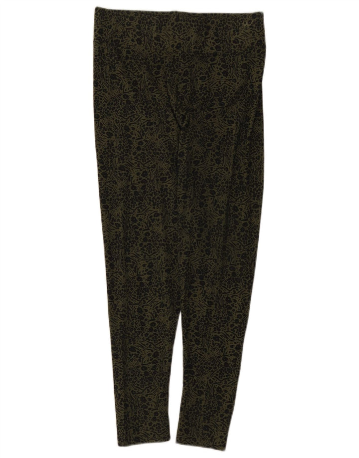 Leggings da donna Marks & Spencer UK 10 Small Khaki Floral Viscose