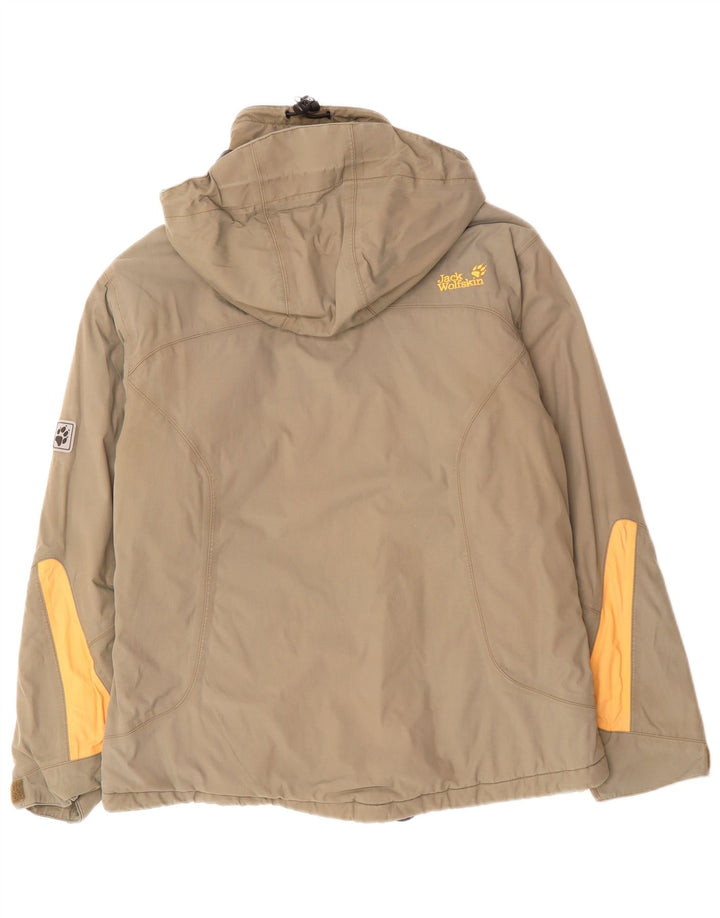 Giacca a vento da donna JACK WOLFSKIN UK 12 Colorblock beige medio