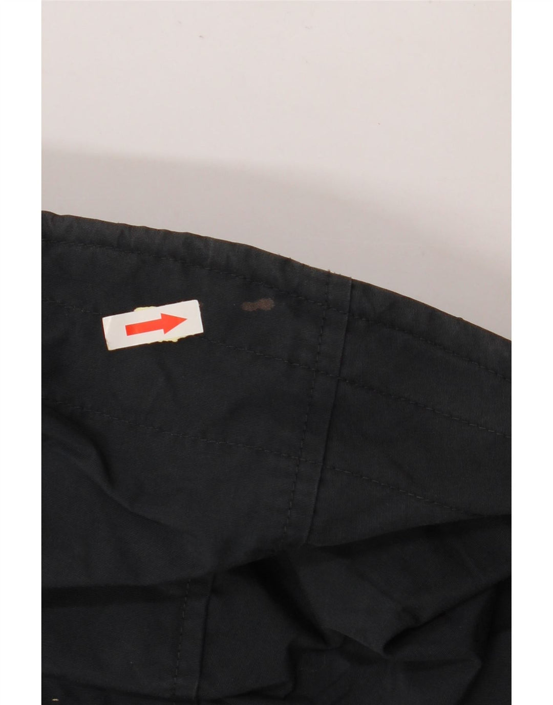 Giacca parka da uomo con cappuccio WOOLRICH UK 40 grande cotone blu navy