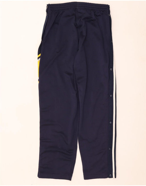 Adidas Mens Tracksuit Trousers Medium Navy Blue Colourblock Polyester