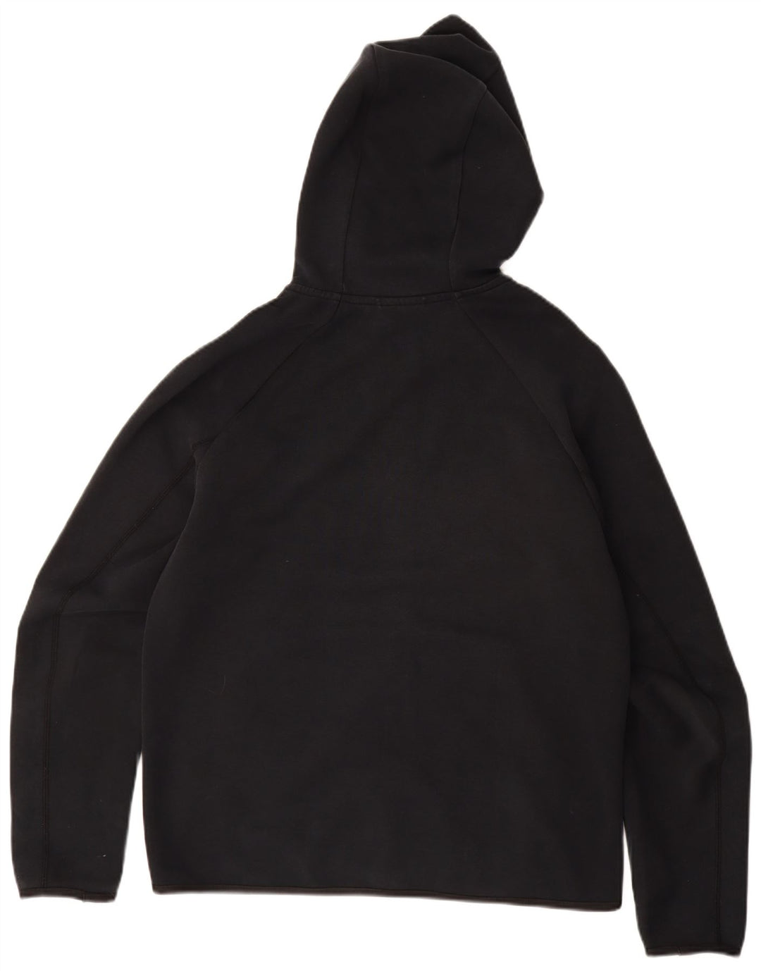 Maglione con cappuccio e zip da uomo NIKE in cotone nero medio