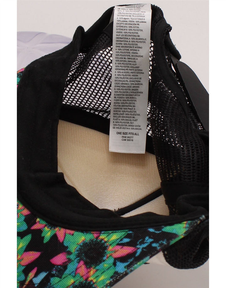 VANS Mens Graphic Trucker Cap One Size Black Colourblock Cotton Vintage Vans and Second-Hand Vans from Messina Hembry 