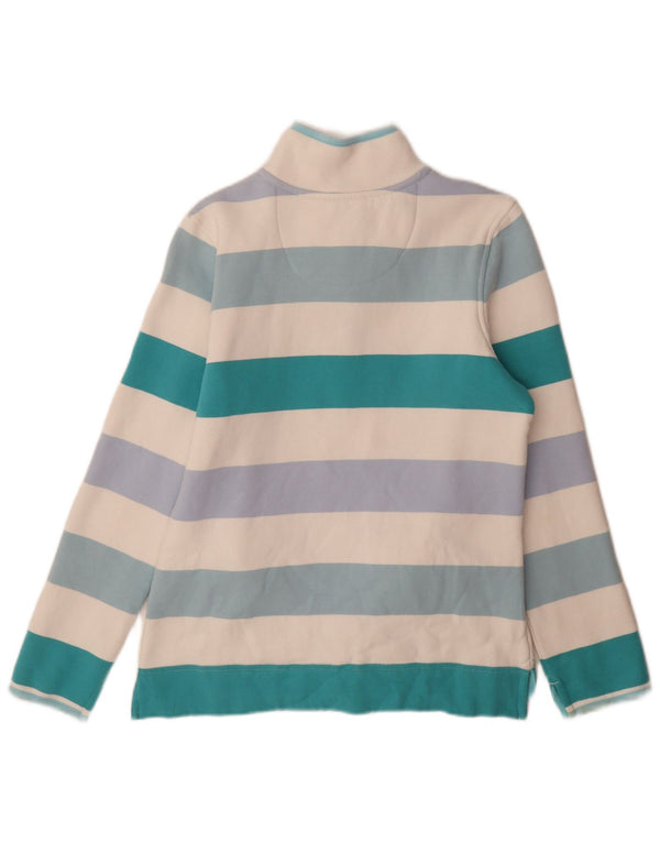 Crew Clothing Felpa da donna Maglione UK 8 Piccolo a righe multicolore